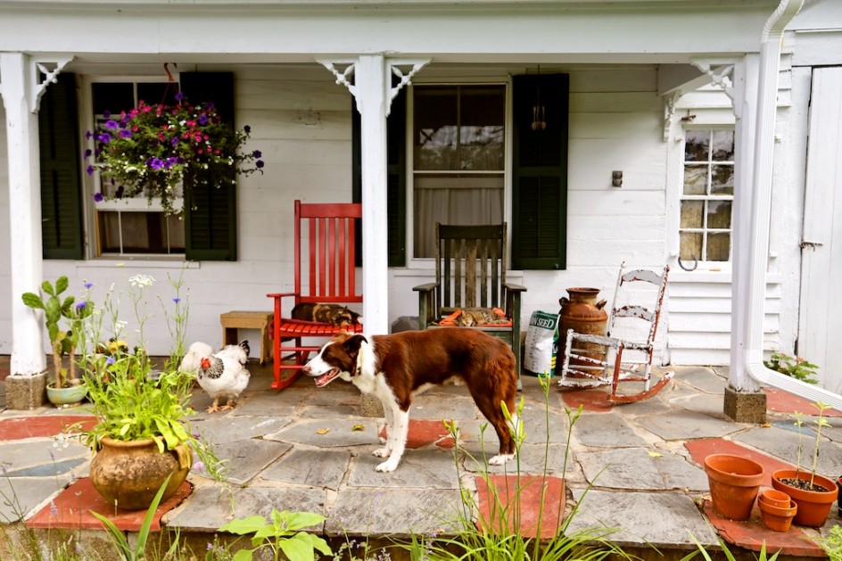 Bedlam Porch. Crowd Gathers