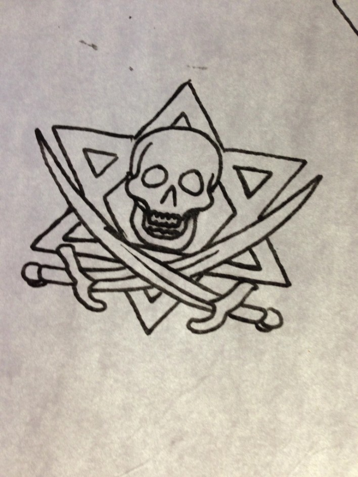 Sketch, Pirate Tattoo