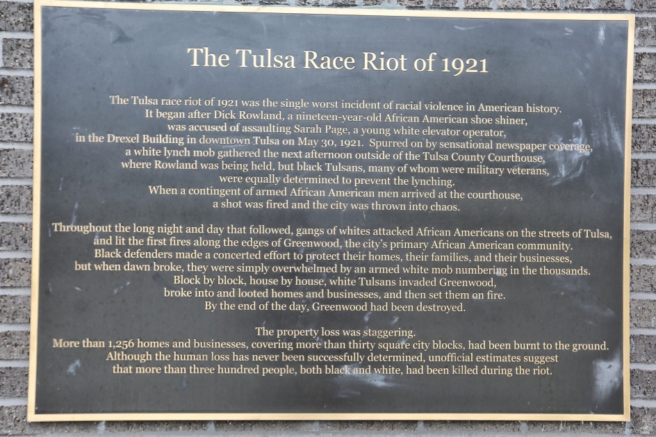 Reconciliation Park2- The Tulsa Race Riots