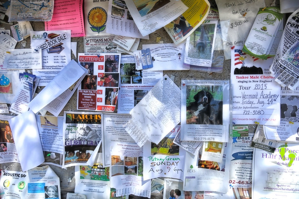 Bulletin Boards Soul Of A Town Bedlam Farm