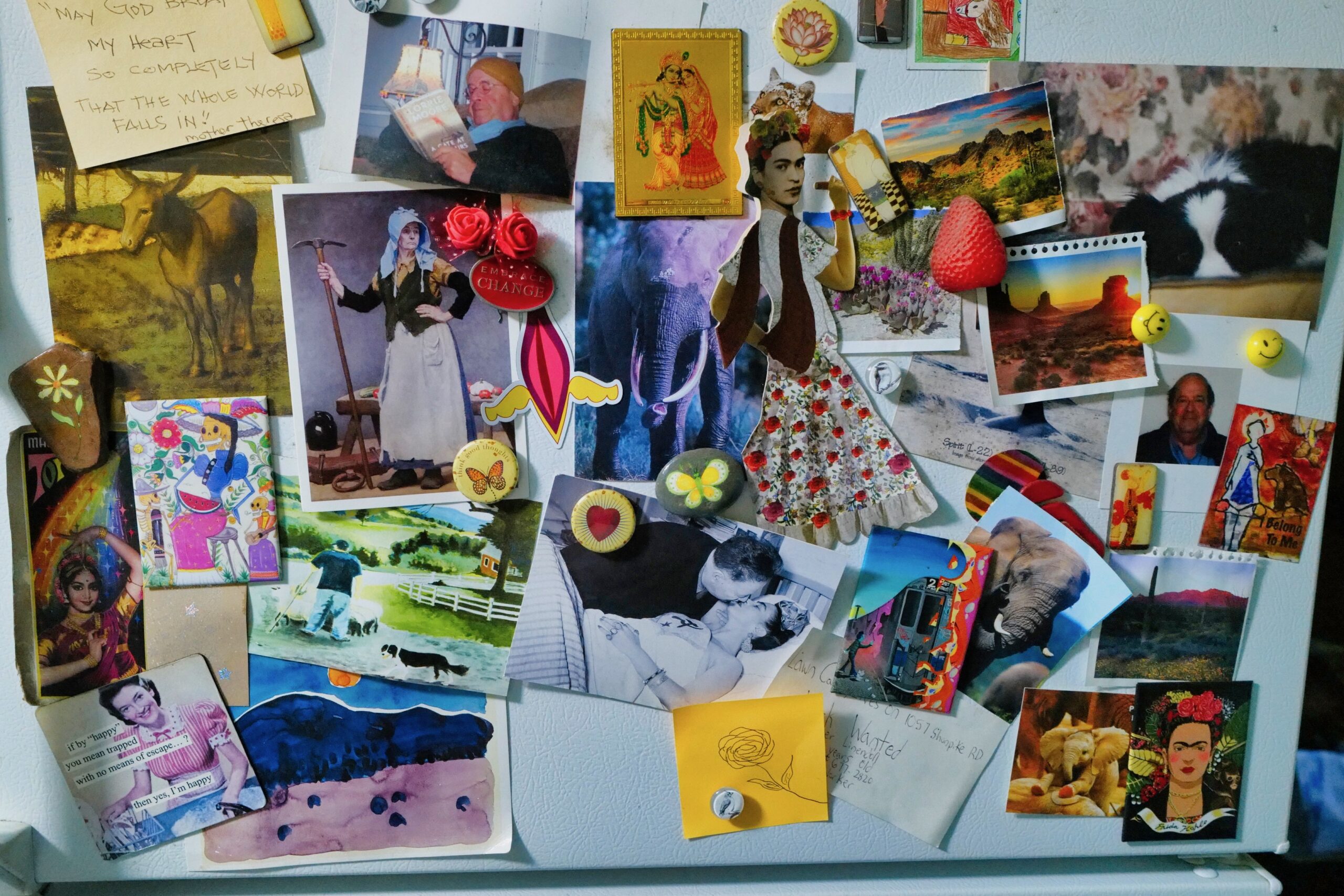 Life With An Artist: The Refrigerator - Bedlam Farm
