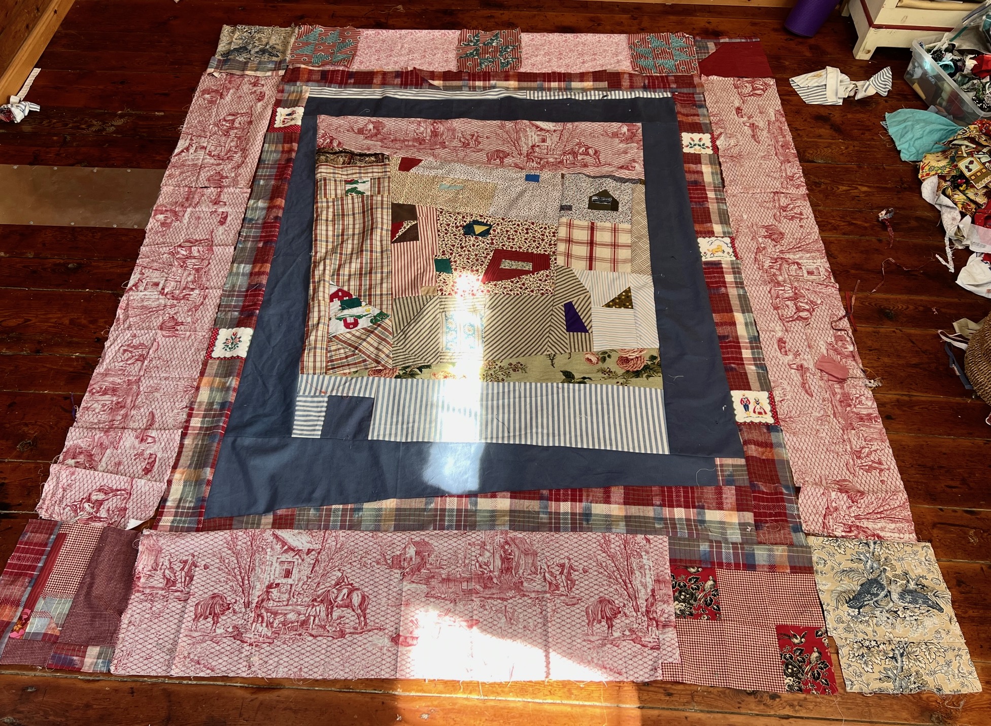 New From Fiberland: The Peasant And Dove Quilt. It's Already Sold ...
